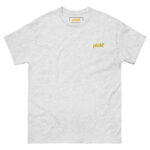 mens classic tee ash front