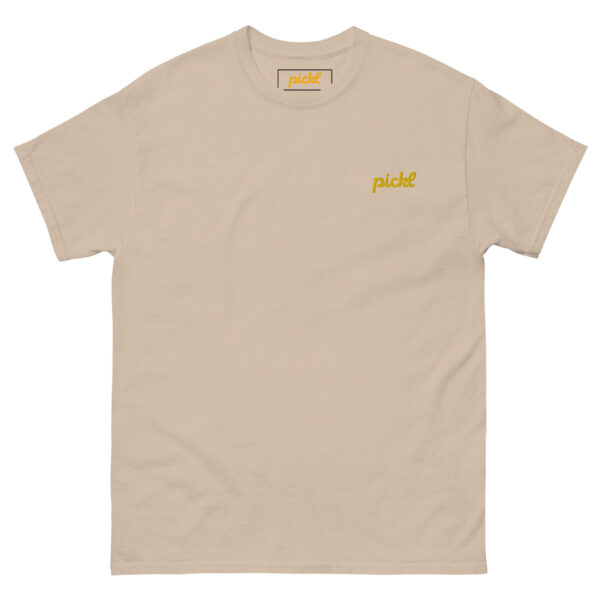 mens classic tee sand front