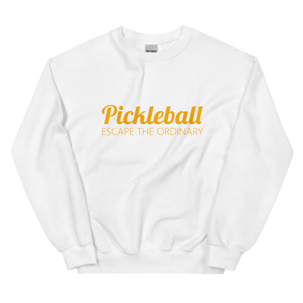 unisex crew neck sweatshirt white front